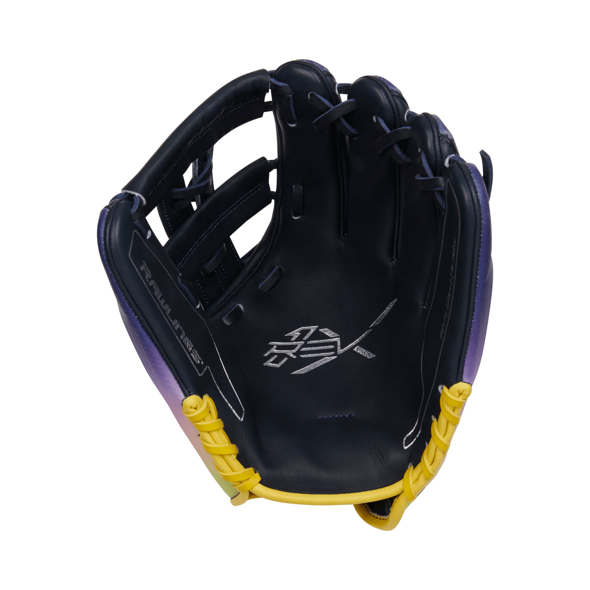 Rawlings REV1X Francisco Lindor Gameday Yellow/Navy 11.75" RHT - Image 5