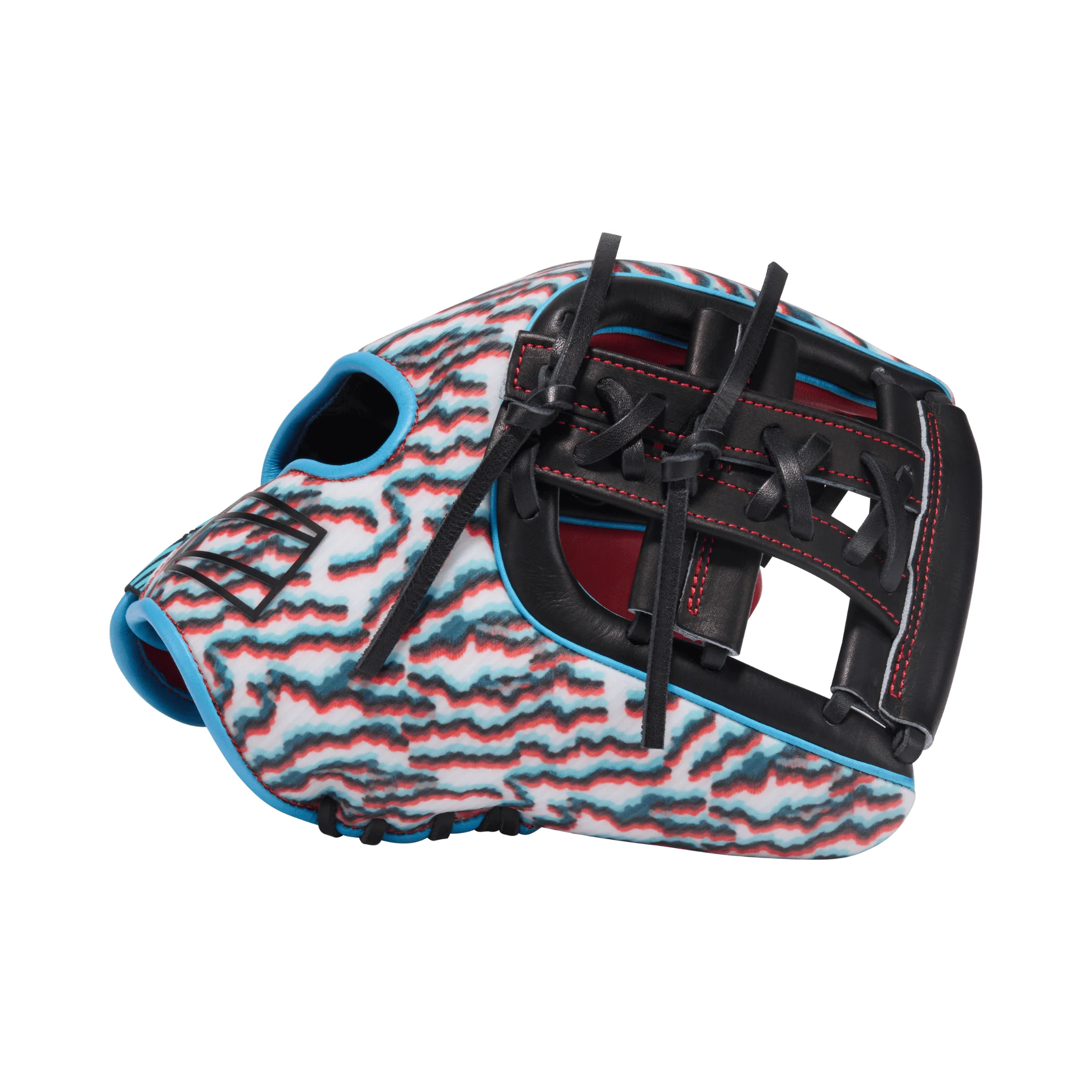 Rawlings REV1X Series Infield Baseball Glove 11.5" Scarlet/Black - Image 4