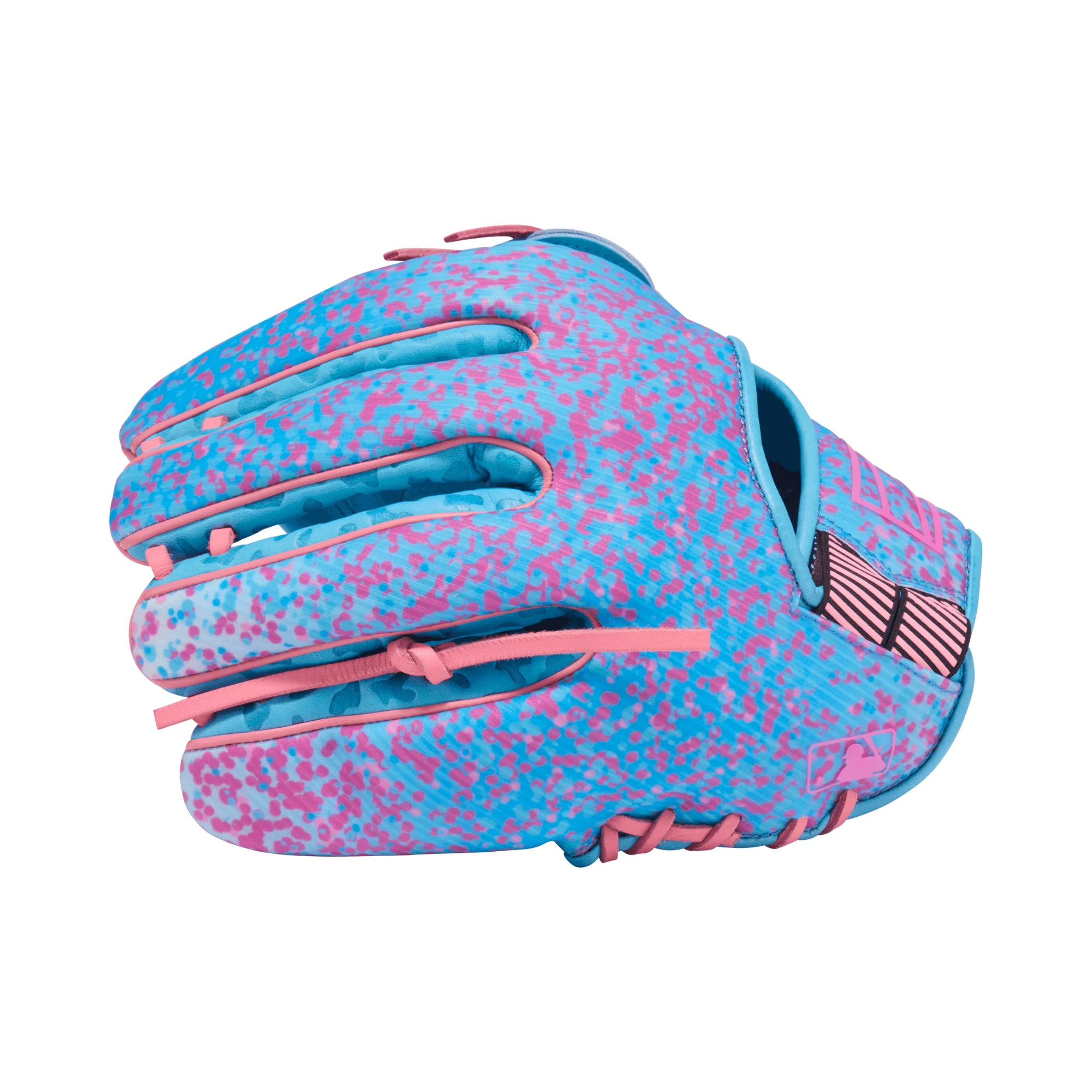 Rawlings REV1X Series Infield Baseball Glove 11.75" Col. Blue/Pink - Image 4
