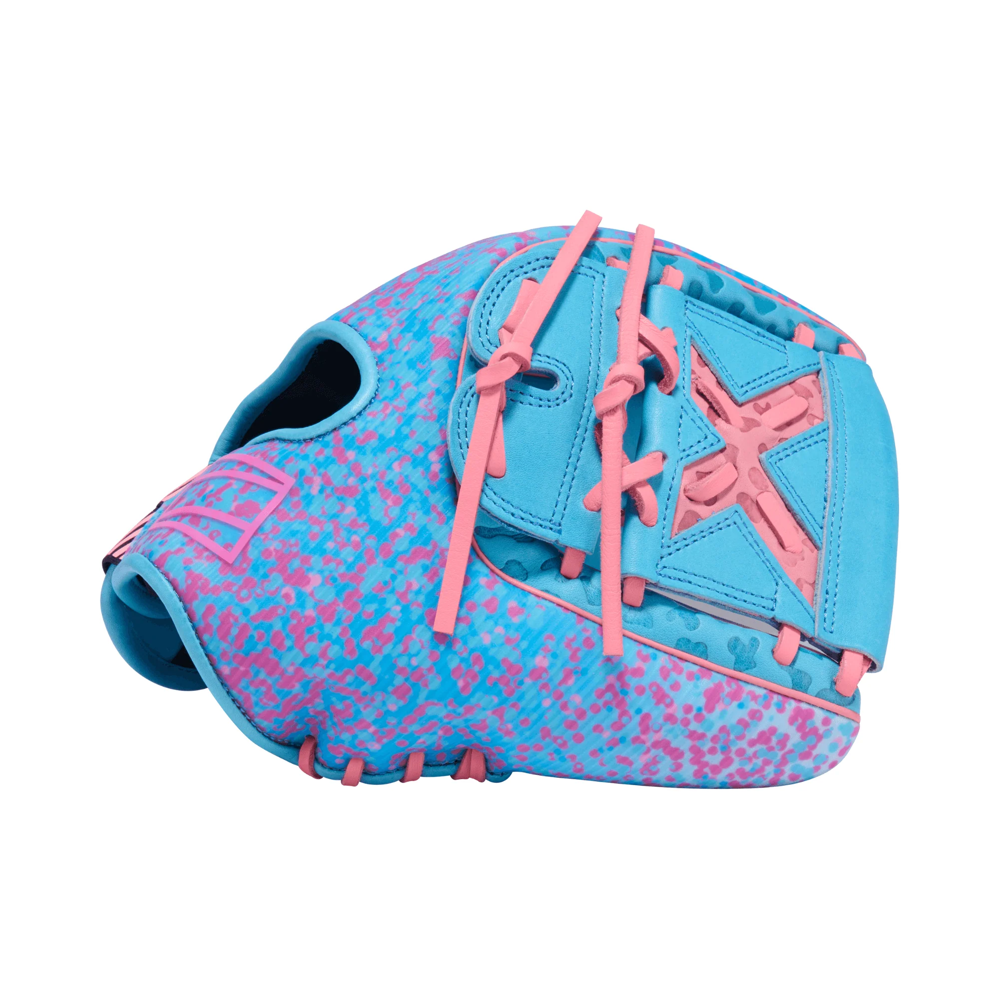 Rawlings REV1X Series Infield Baseball Glove 11.75" Col. Blue/Pink - Image 5