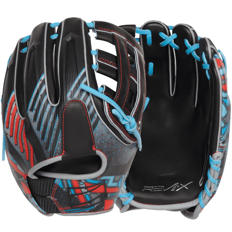 Rawlings REV1X Infielders Glove 11.75" - RHT - Blue/Red/Silver