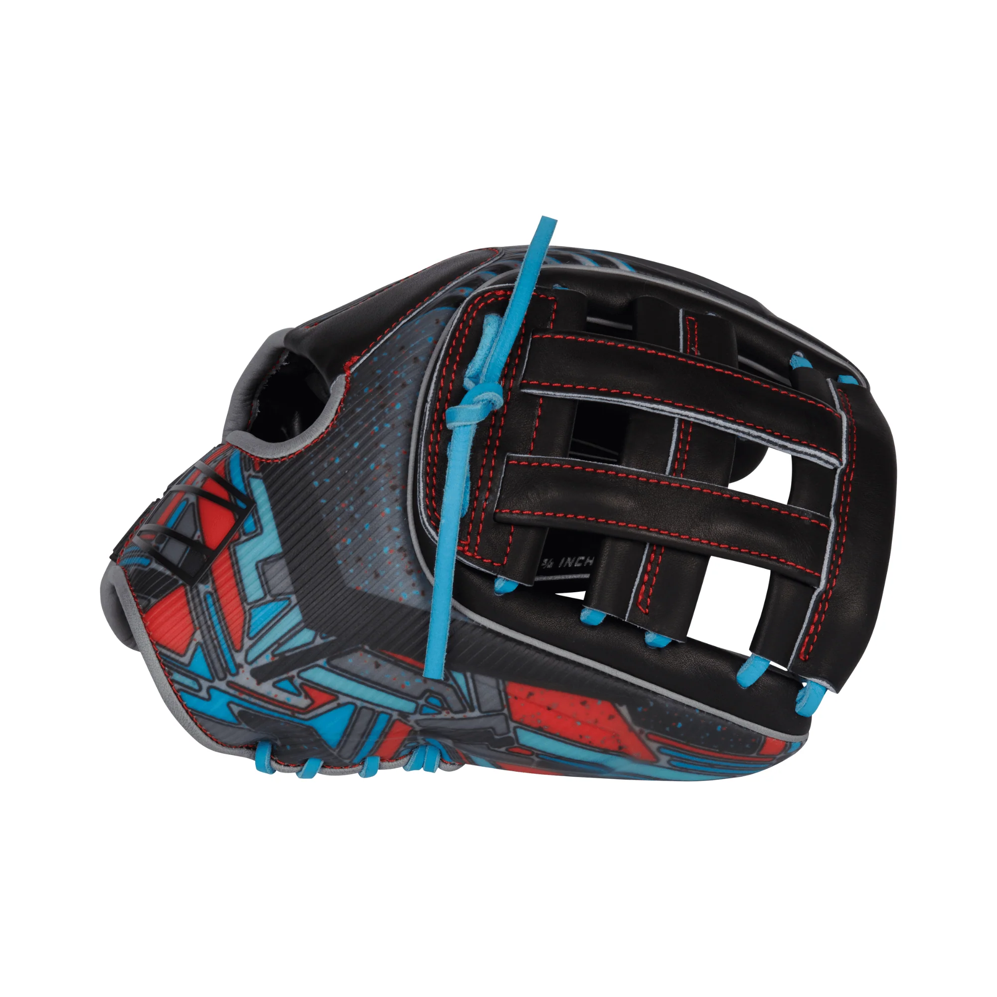 Rawlings REV1X Infielders Glove 11.75" - RHT - Blue/Red/Silver - Image 5