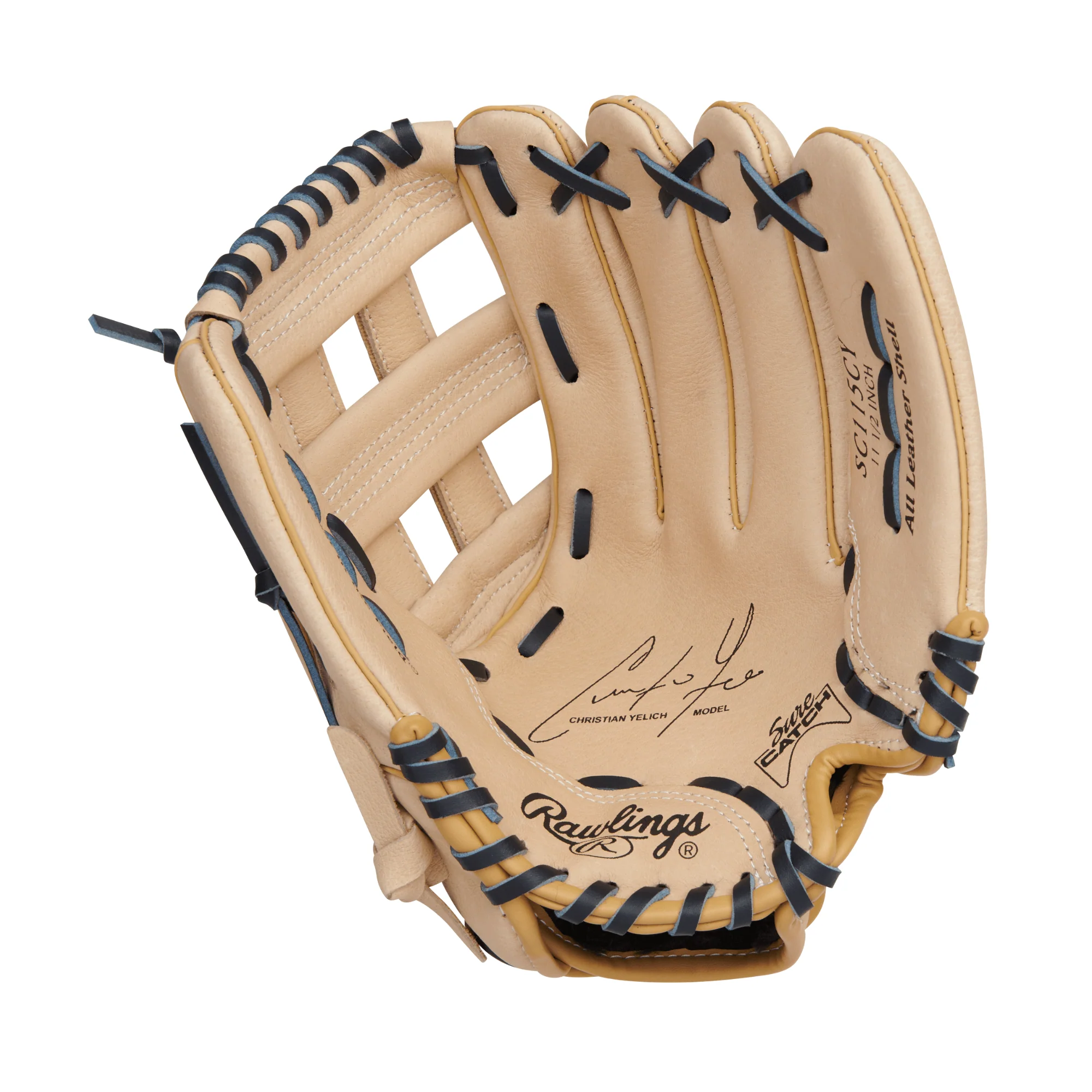 Rawlings Sure Catch Youth C Yelich Signature 11.5" Baseball Glove - Image 3