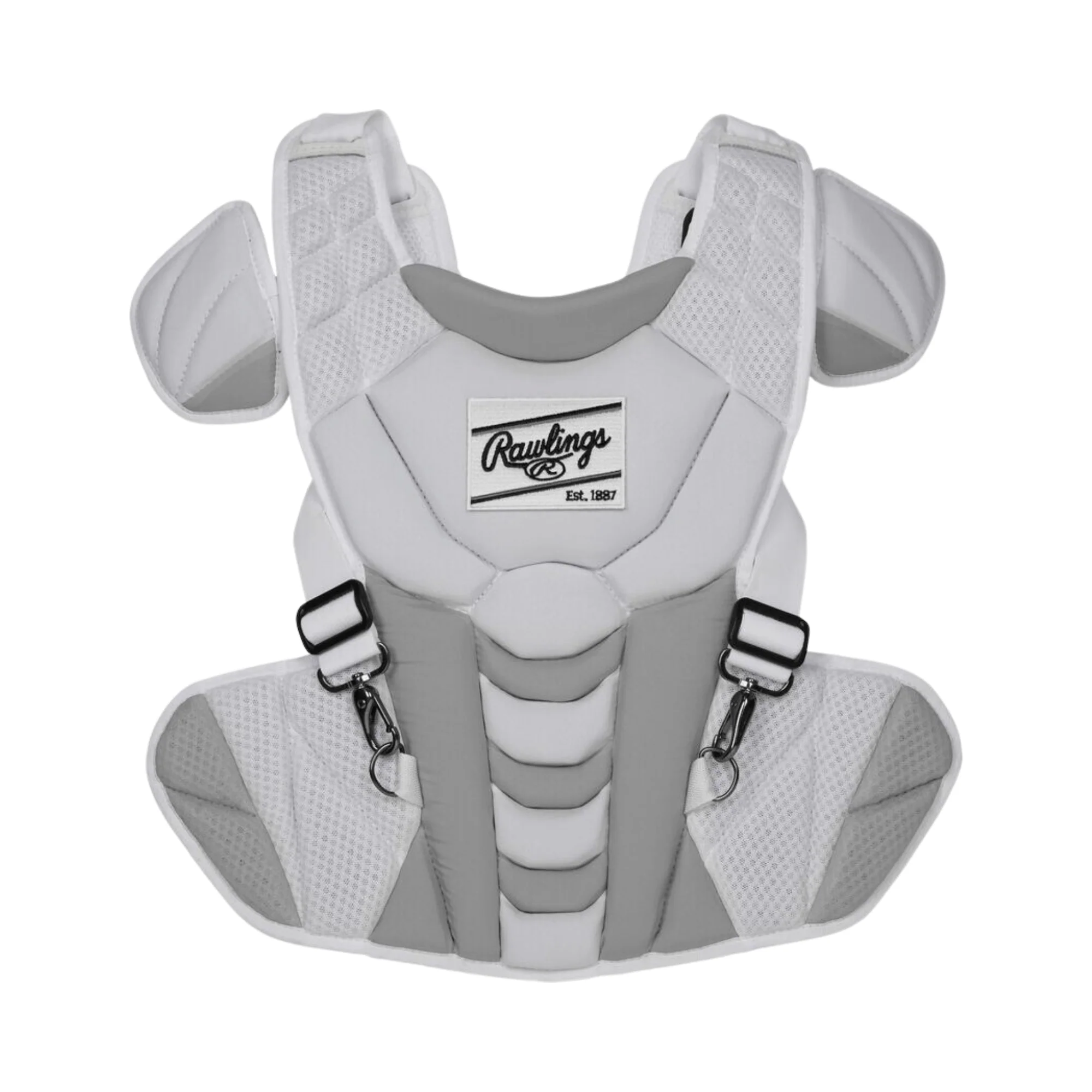 Rawlings Velo 2.0 Series Softball Catcher’s Gear Set White/Silver Kit - Image 2