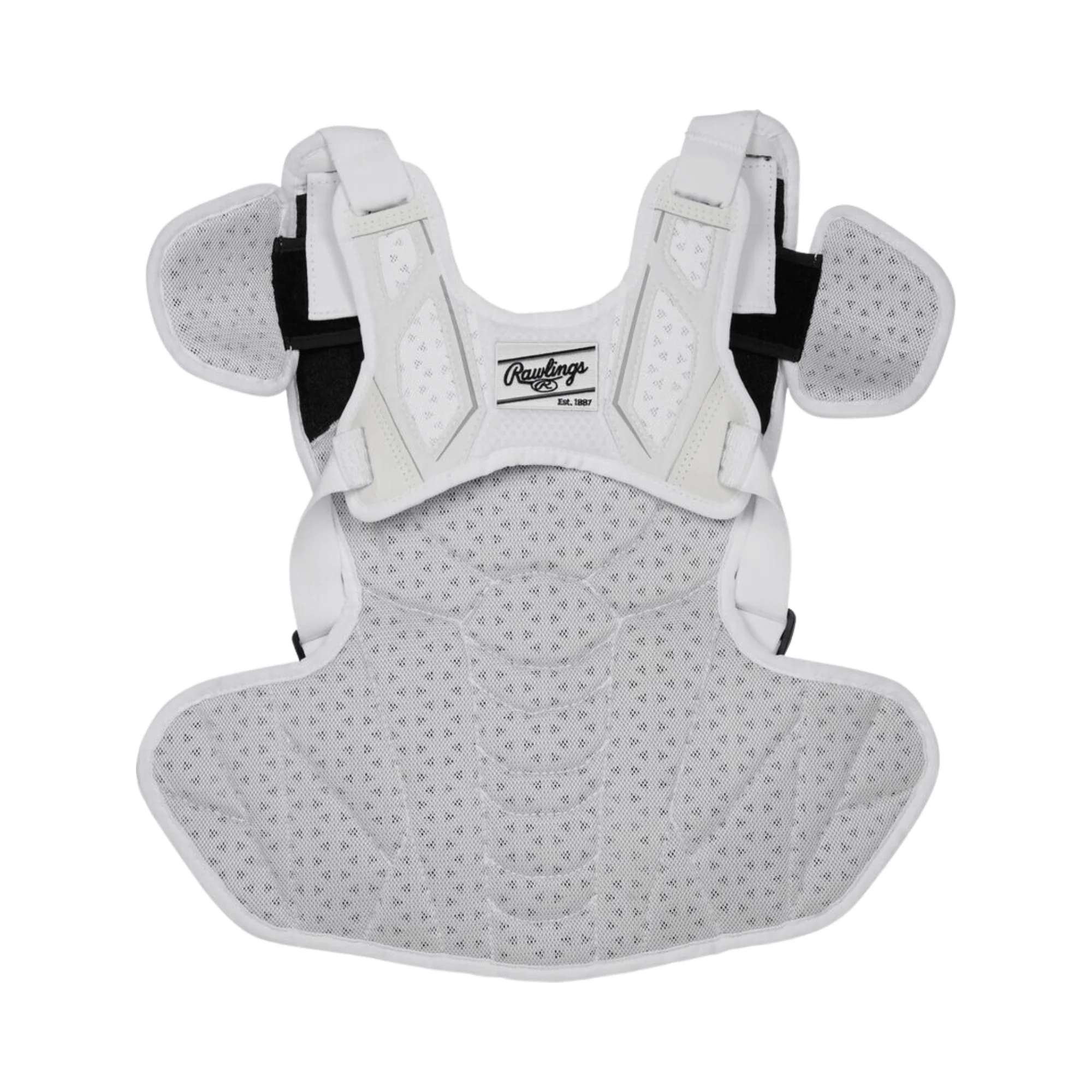 Rawlings Velo 2.0 Series Softball Catcher’s Gear Set White/Silver Kit - Image 5