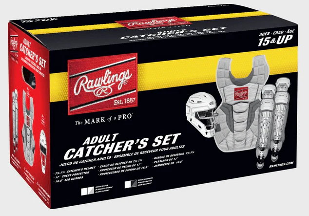 Rawlings Velo 2.0 Catcher's Gear Set : Black/Graphite - Image 4