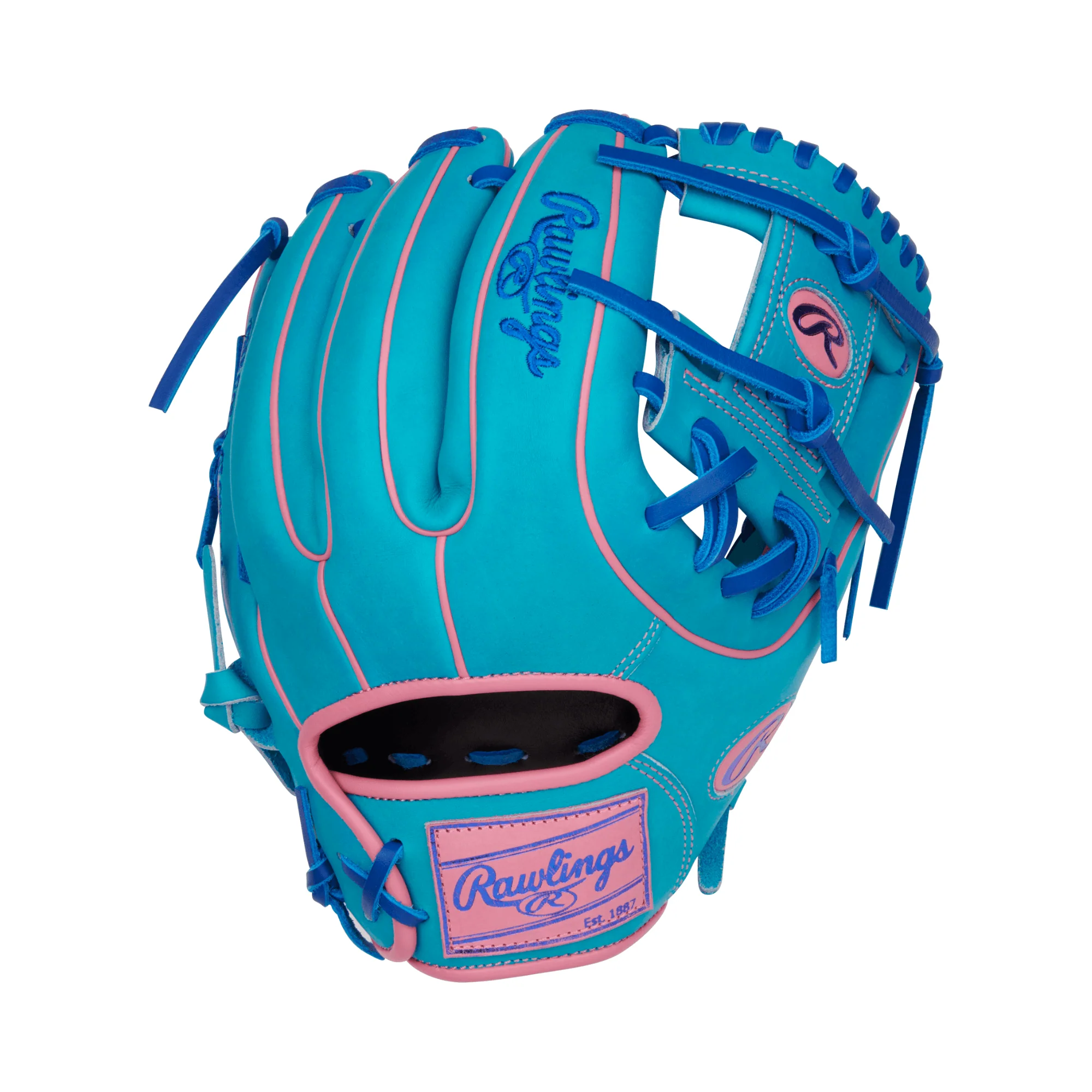 Rawlings Vibrant Series Heart of the Hide 11.5 Teal/Royal/Pink - Image 2