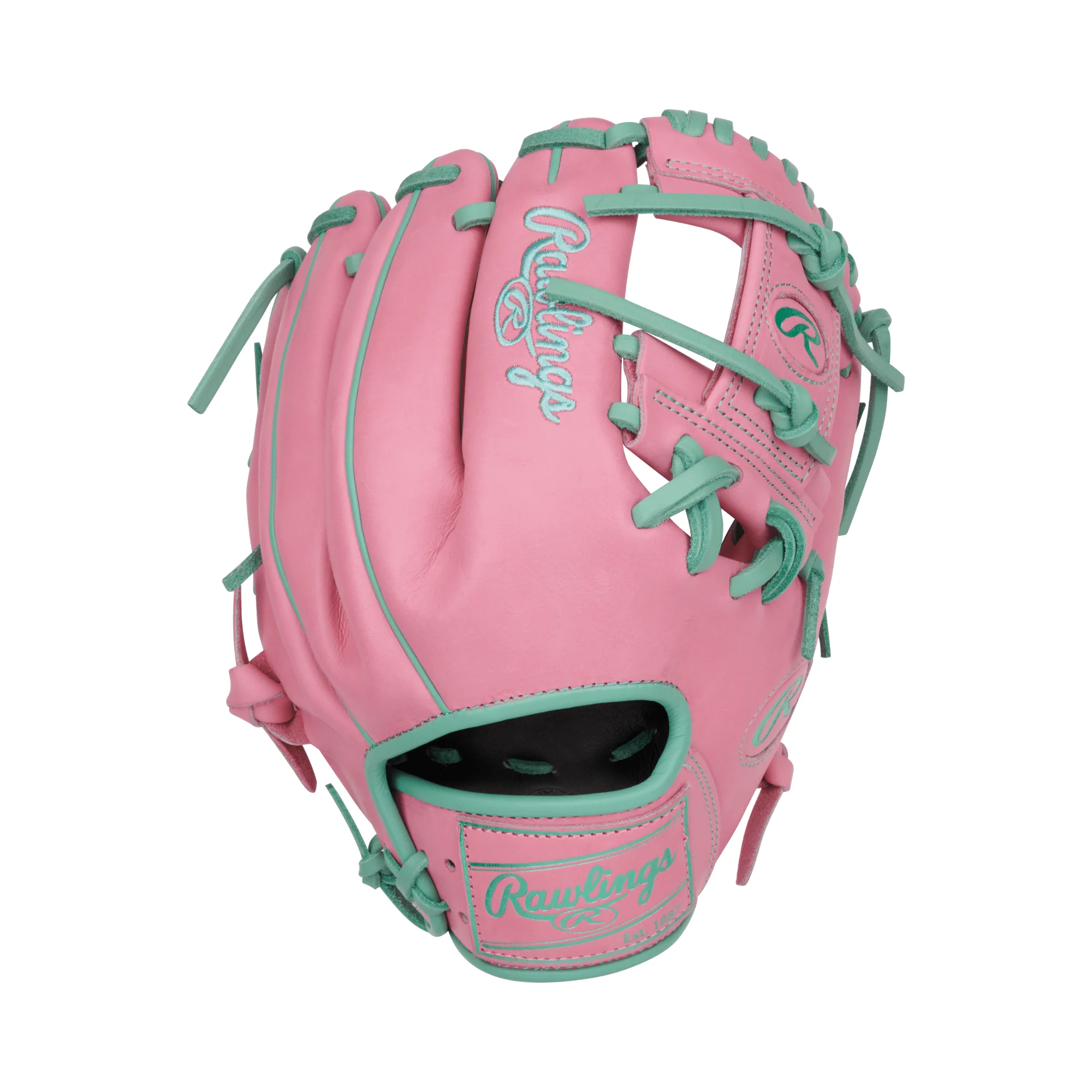 Rawlings Vibrant Series Heart of the Hide 11.5 Pink/Mint - Image 2