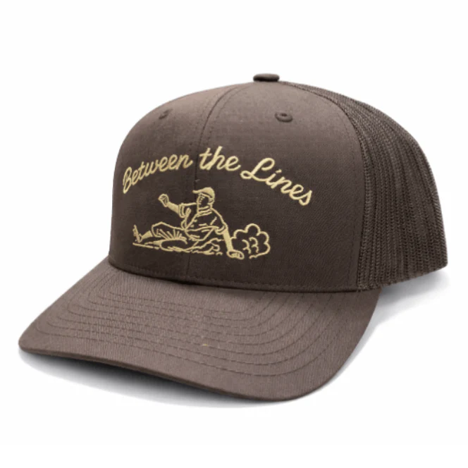 BTL Sliding Man Trucker Hat Coffee/Coffee