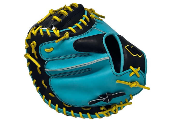 Sacco Ultra Premium Steer Hide 35 Catcher's Mitt Convention Wrist - Image 5
