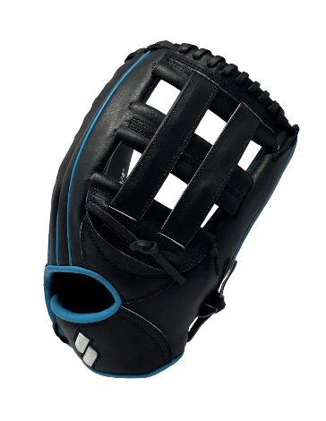 Sacco Ultra Premium Steer-Hide H Web Black-Aqua12.75" - Image 2