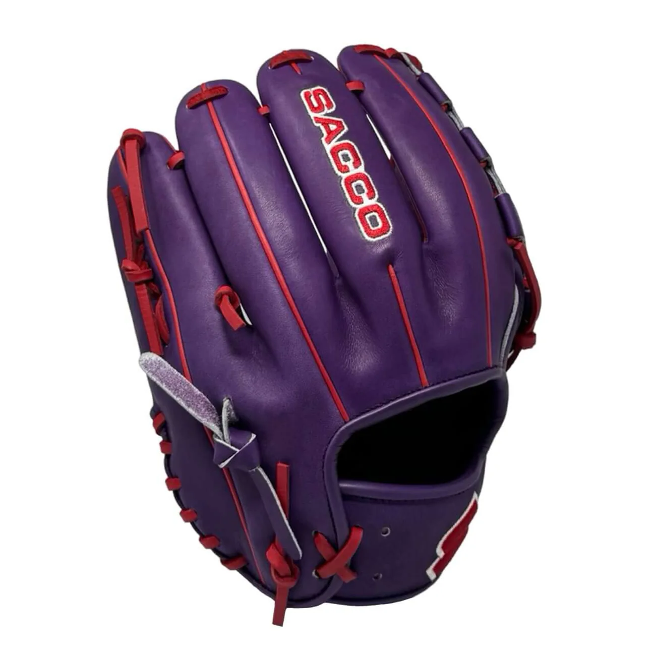 Sacco Ultra Premium Steer-Hide Purple Fins Web 12" - Image 5