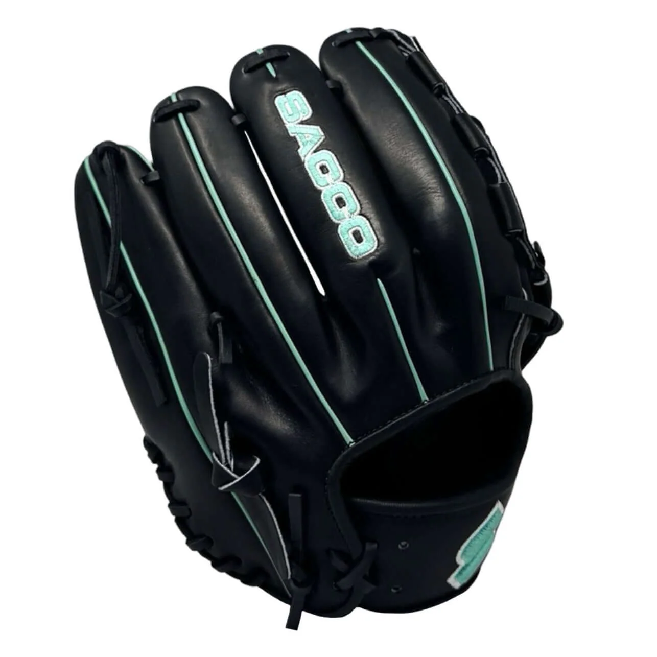 Sacco Ultra Premium Steer-Hide Seams Web Black-Mint 12" - Image 5
