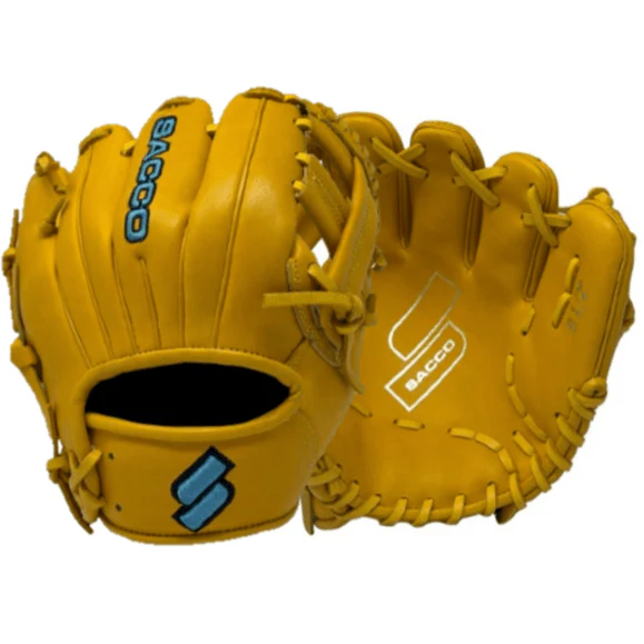 Sacco Ultra Smooth Kip 9.5" Infield Trainer Medallion & Sacco Blue