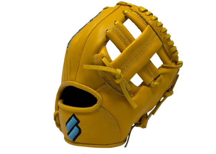 Sacco Ultra Smooth Kip 9.5" Infield Trainer Medallion & Sacco Blue - Image 2