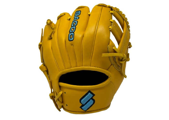 Sacco Ultra Smooth Kip 9.5" Infield Trainer Medallion & Sacco Blue - Image 4