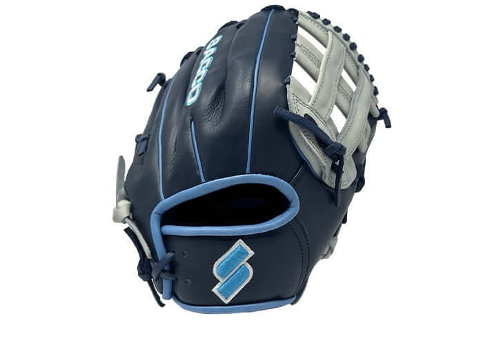 Sacco Youth Ultra Smooth Kip 11.5" H-Web Navy & Light Gray - Image 2