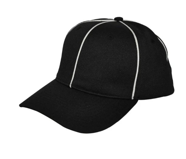 Smitty Black w/ White Piping Flex Fit Football Hat - Image 3
