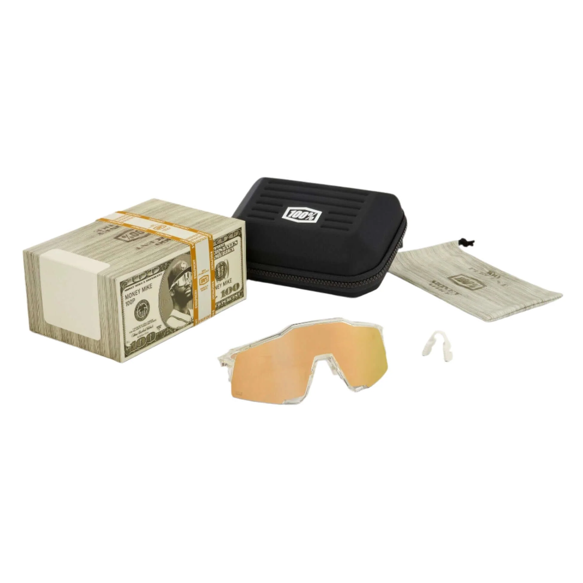 100% Speedcraft Money Mike 24 LE Hiper Gold Mirror - Image 8