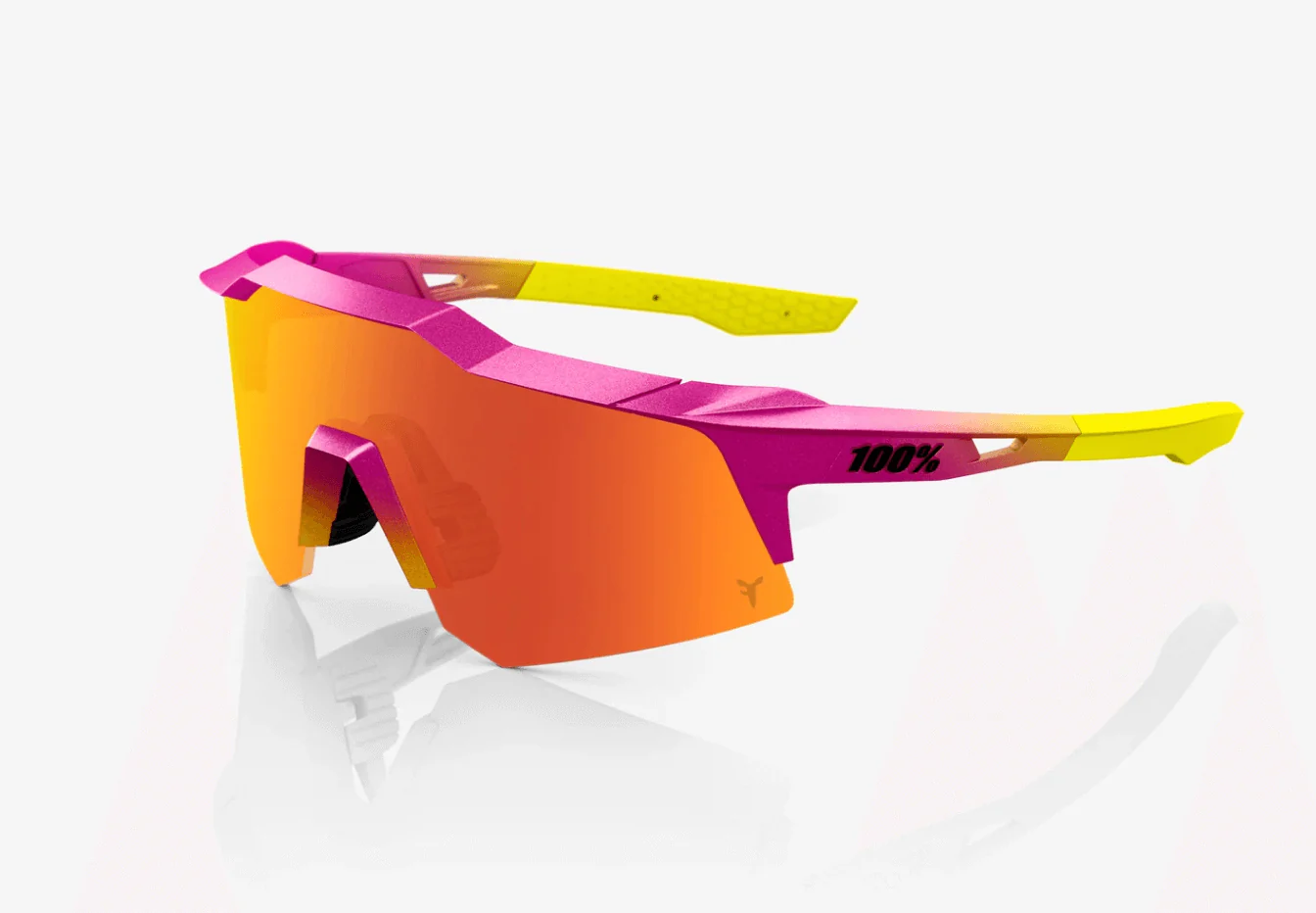 100% Speedcraft XS Fernando Tatis Jr Special Edition Colorway Metallic Pink Fading to Yellow - Image 3