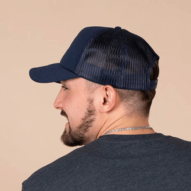 State Forty Eight Foam Trucker Hat Fun Times Cactus Navy And Pink - Image 4