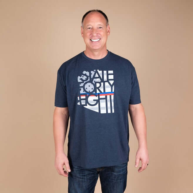 State Forty Eight Mens Crew First Responders Midnight Navy - Image 2