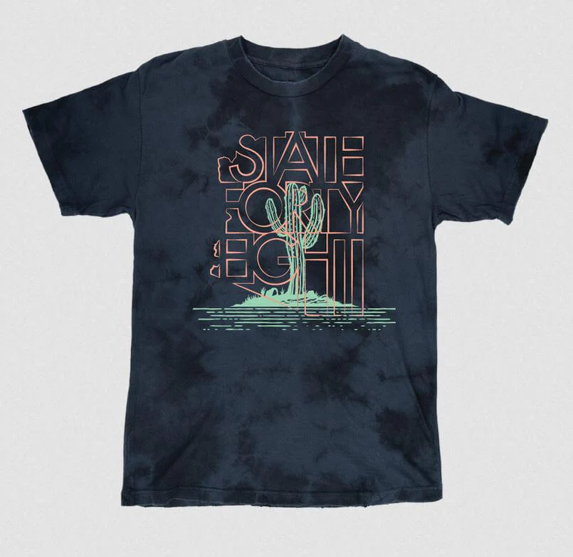 State Forty Eight Saguaro Party Crew Neck Solid Navy - Image 5