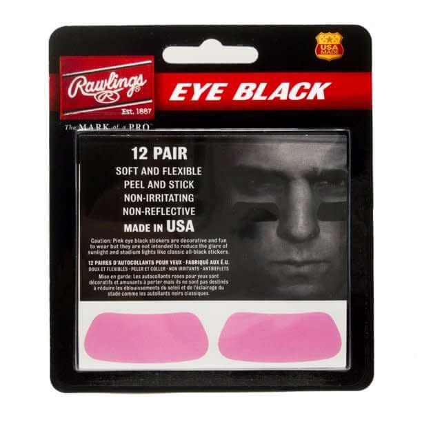 Rawlings Eye Black Stickers Pink - Image 3