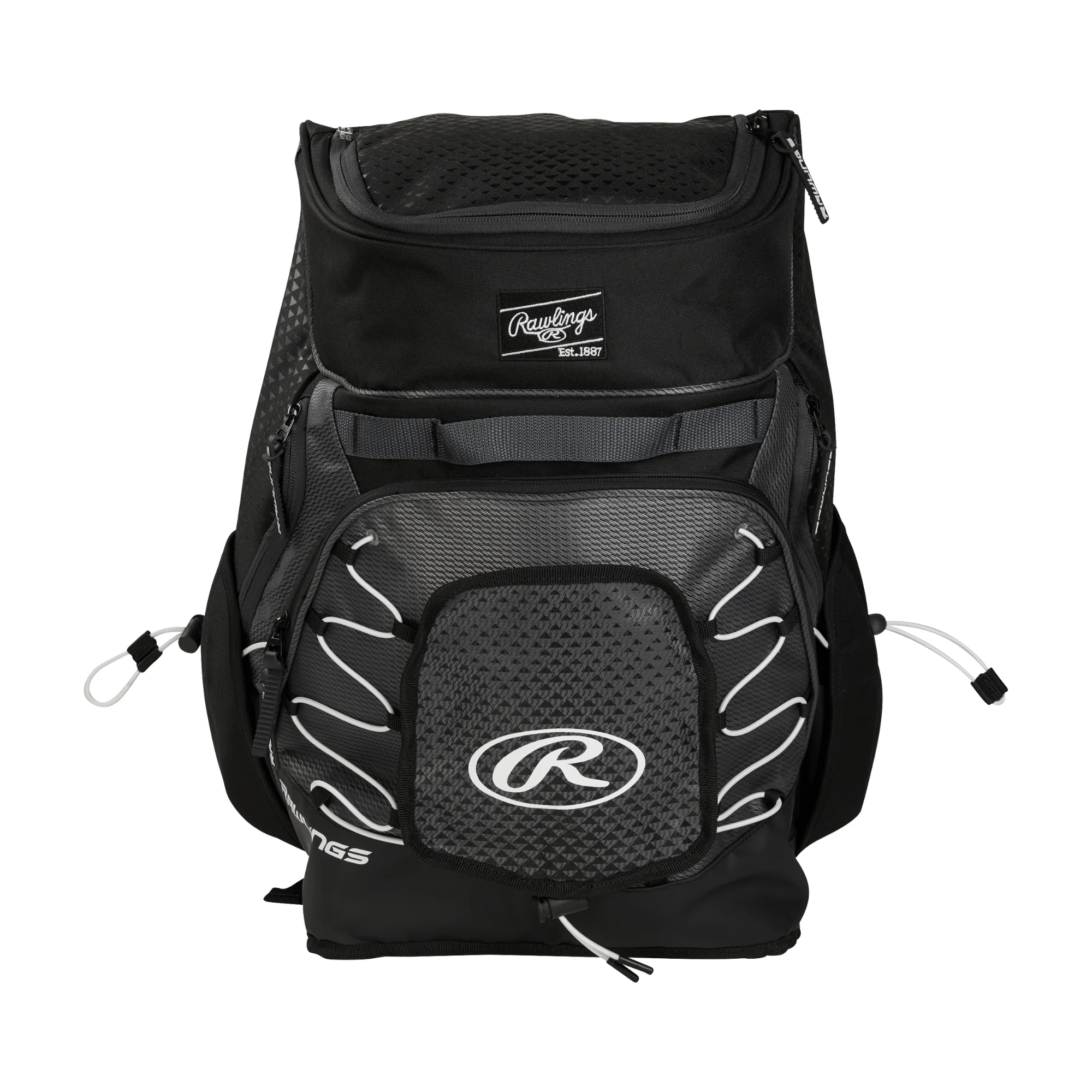 Rawlings Fastpitch Backpack  Black/Black - Image 4