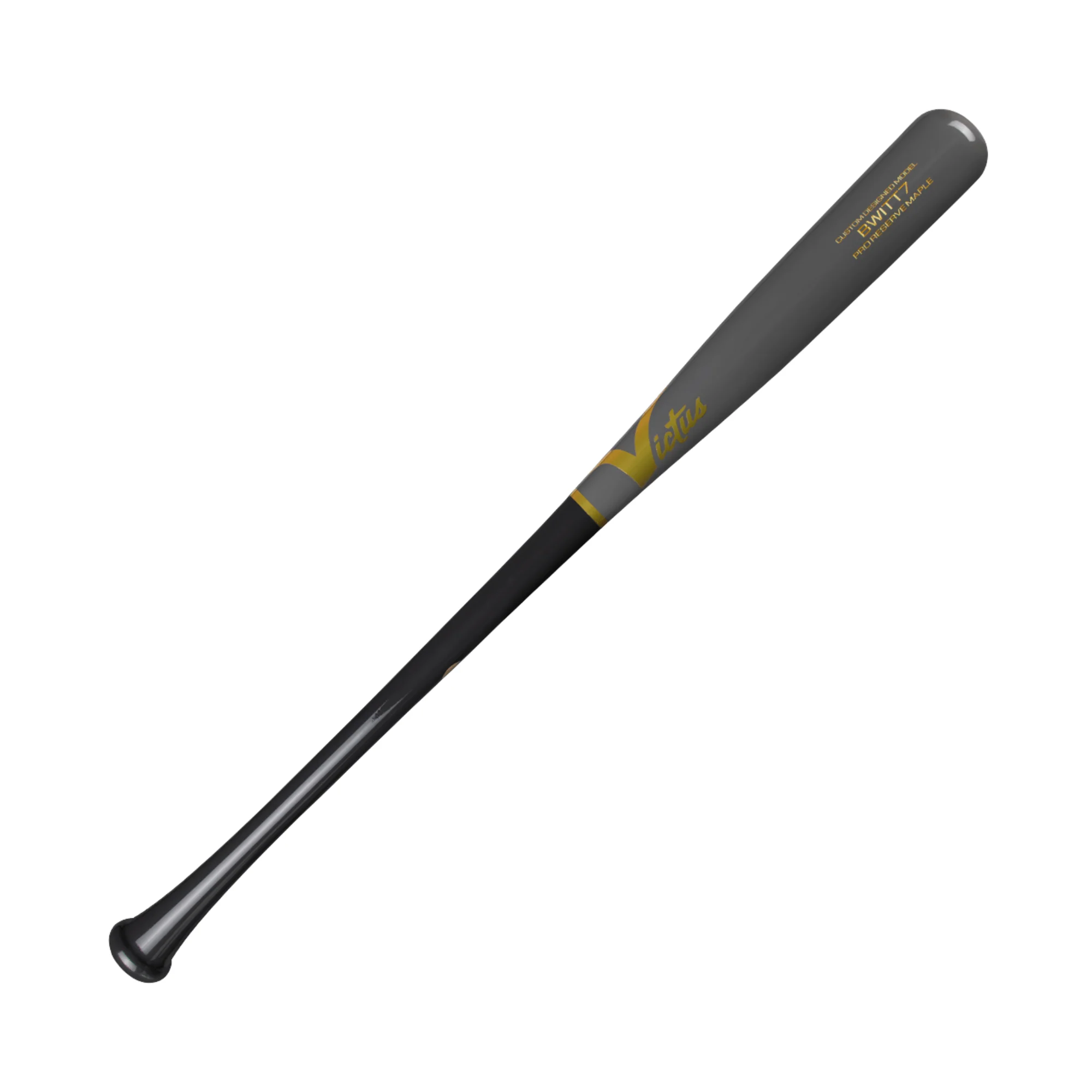 Victus BWITT7 Charcoal/Nardo Grey Pro Reserve Maple Wood Baseball Bat - Image 2