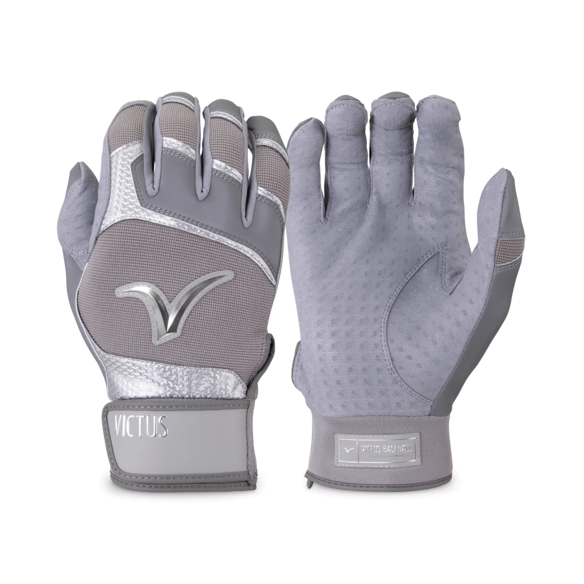 Victus Debut 2.0 Batting Glove Gray - Image 2