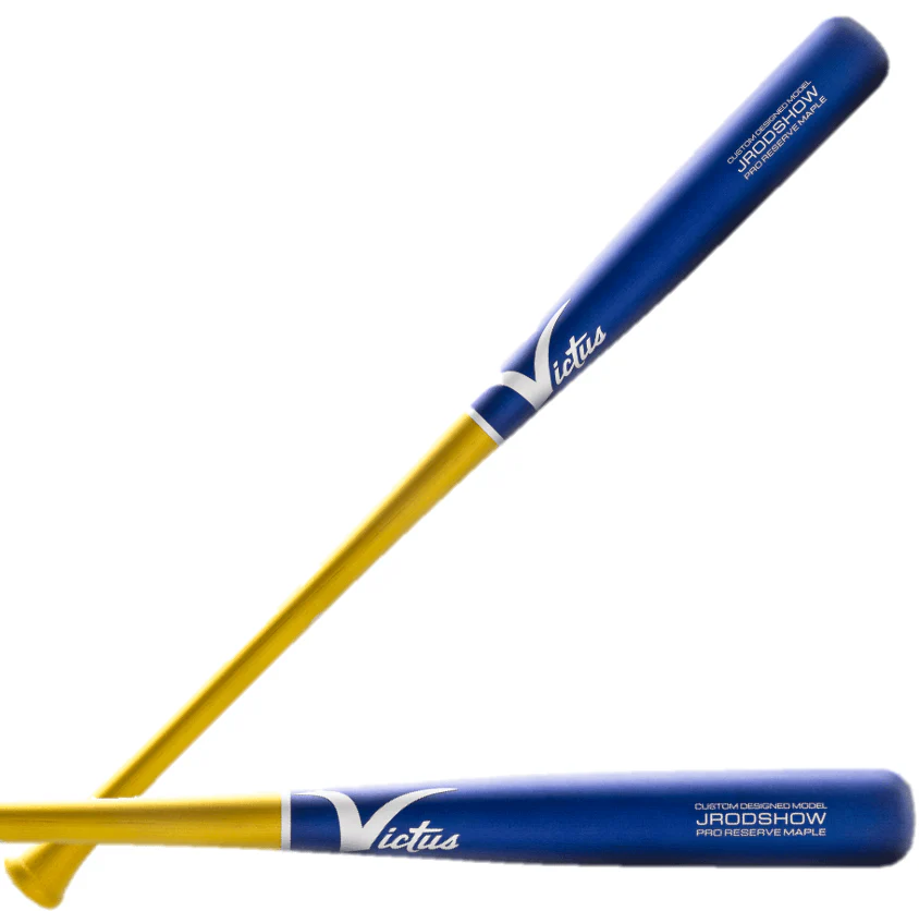Victus JROD Show Flat Yellow/Flat Royal Pro Reserve Wood Baseball Bat