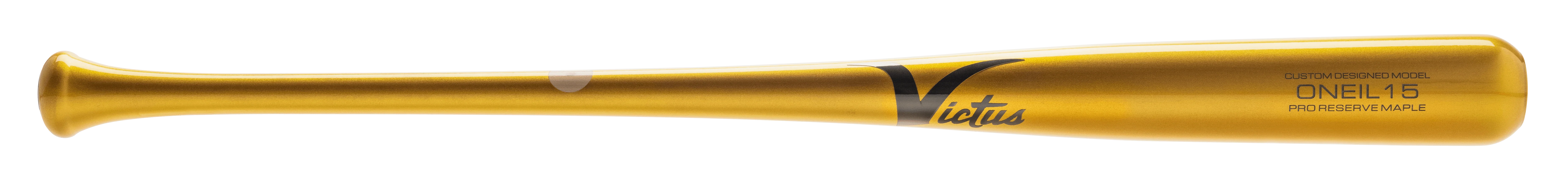 Victus ONEIL15 Gloss Gold Maple Pro Reserve Wood Baseball Bat - Image 3