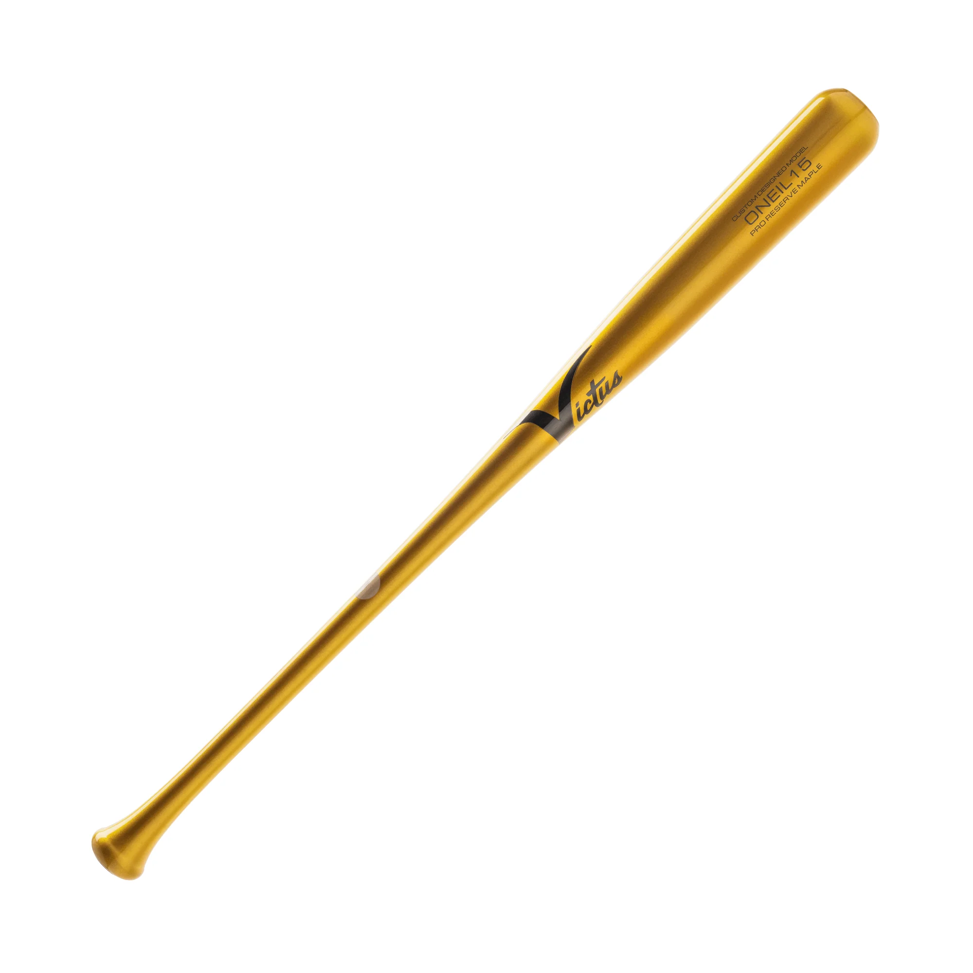 Victus ONEIL15 Gloss Gold Maple Pro Reserve Wood Baseball Bat - Image 6