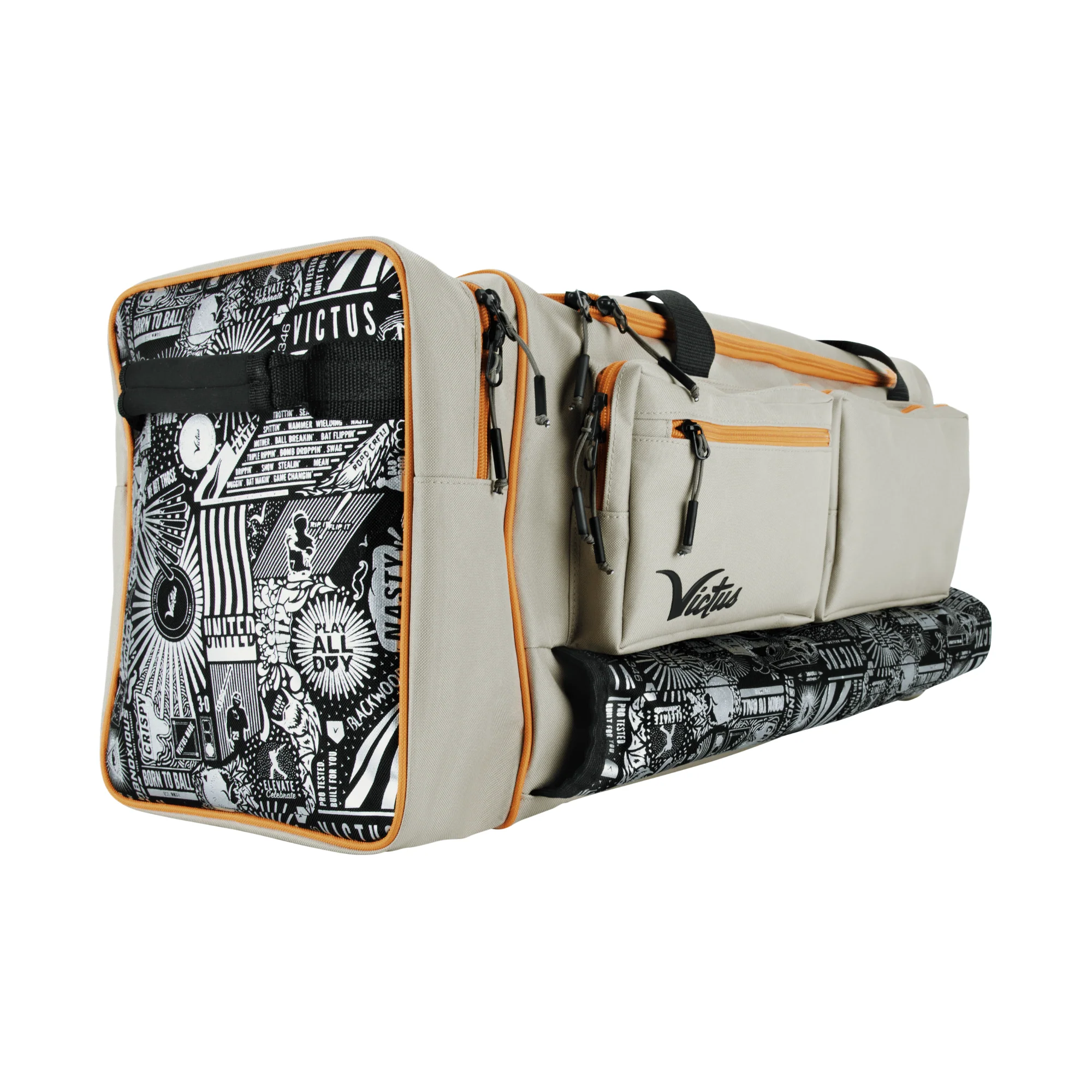 Victus Origin Duffel Bag Khaki/Orange - Image 3