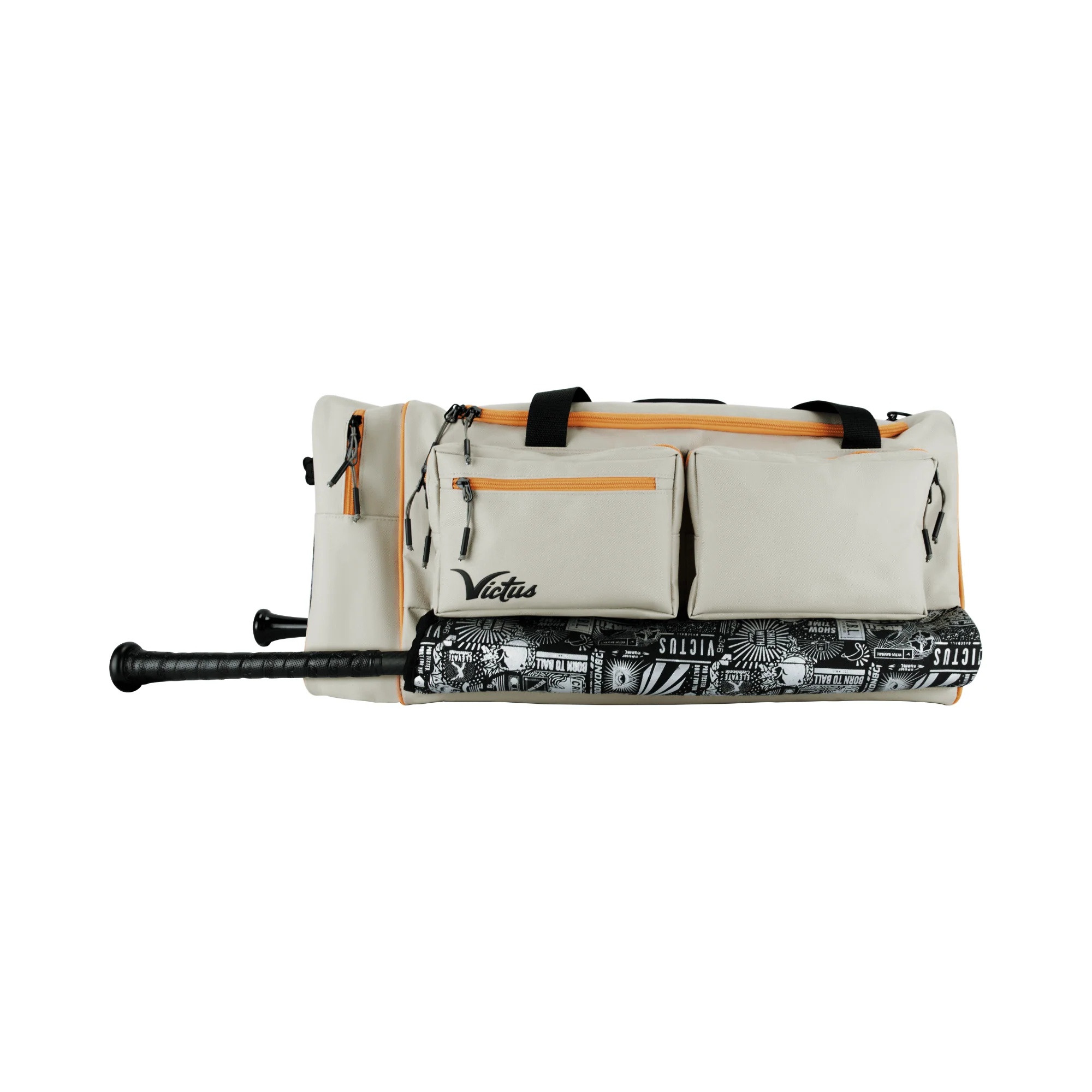 Victus Origin Duffel Bag Khaki/Orange - Image 4