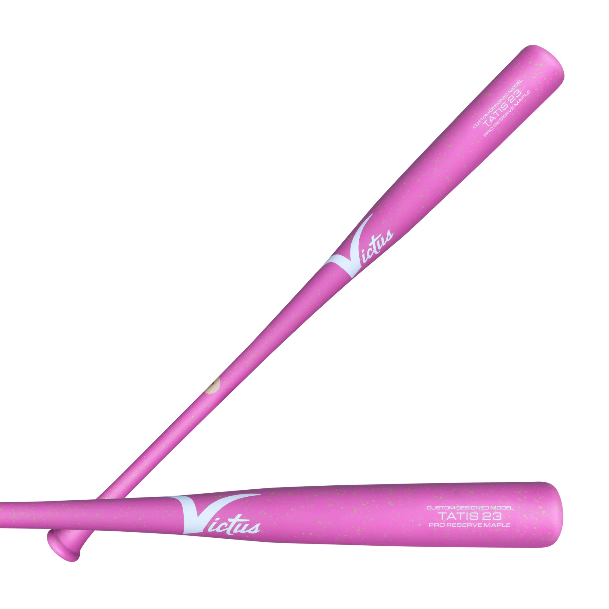 Victus Tatis23 In-Stock Pro Reserve Maple NPink/NGreen Wood Baseball Bat - Image 5