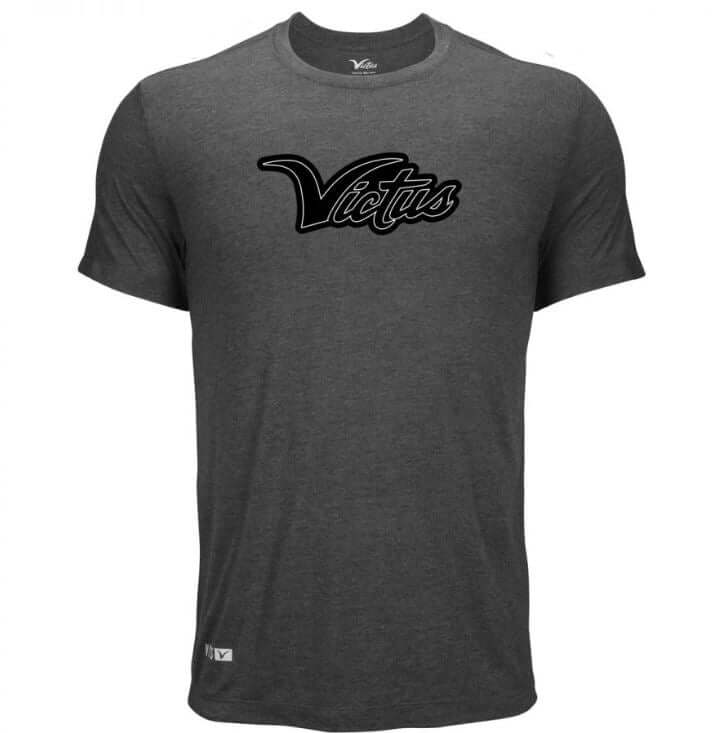 Victus The Brand Tee V-Fit Active Tee - Charcoal - Image 3