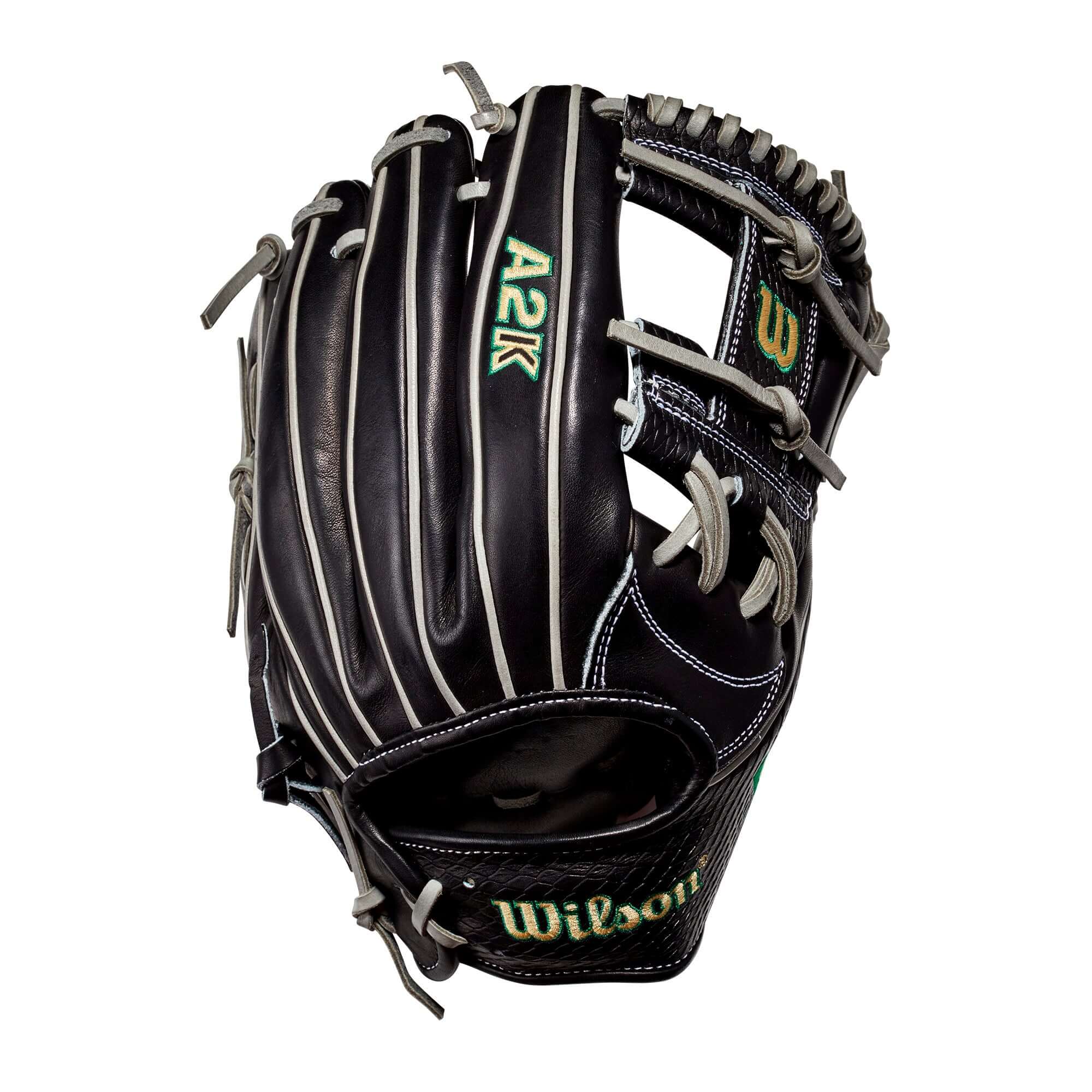 Wilson 2021 A2K Matt Chapman Game Model Black Kelly Green 11.75 - Image 2