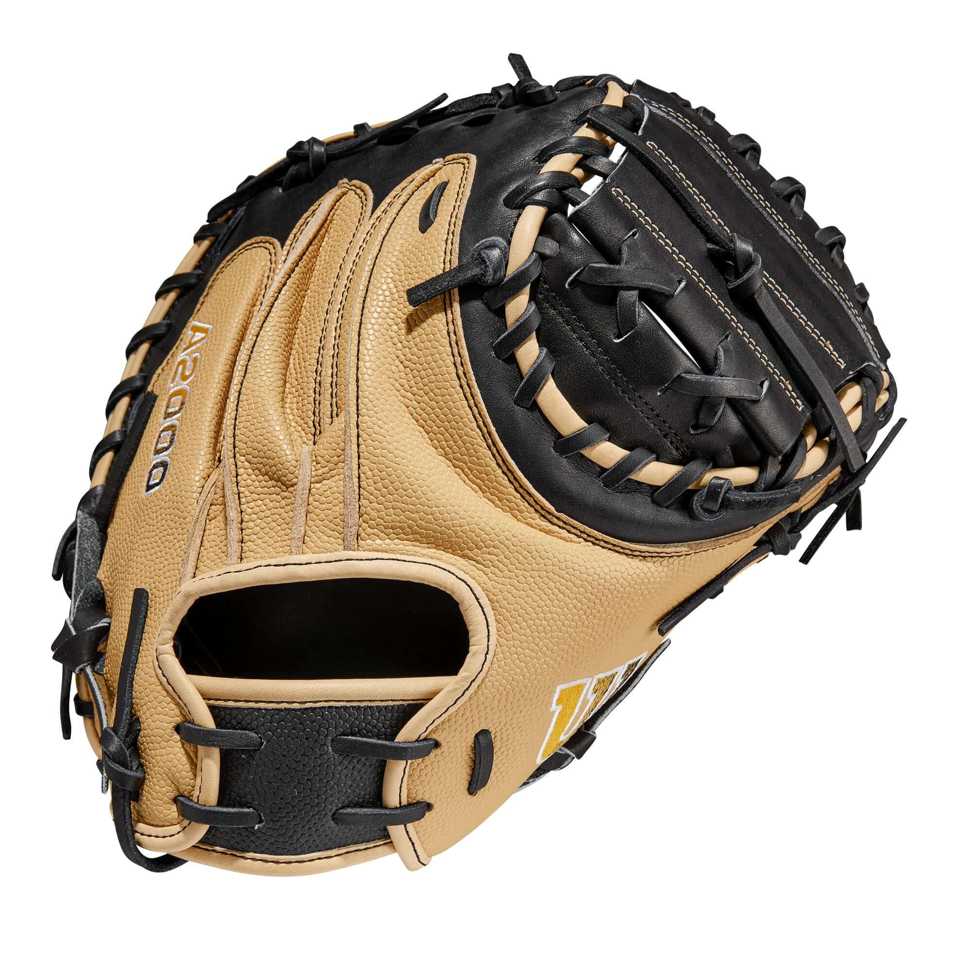 Wilson A2000 1790SS Blonde/Black 34-inch Catcher's Mitt - Image 2