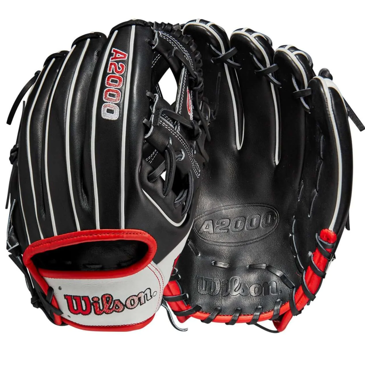 Wilson A2000 1975 Black/White/Red 11.75