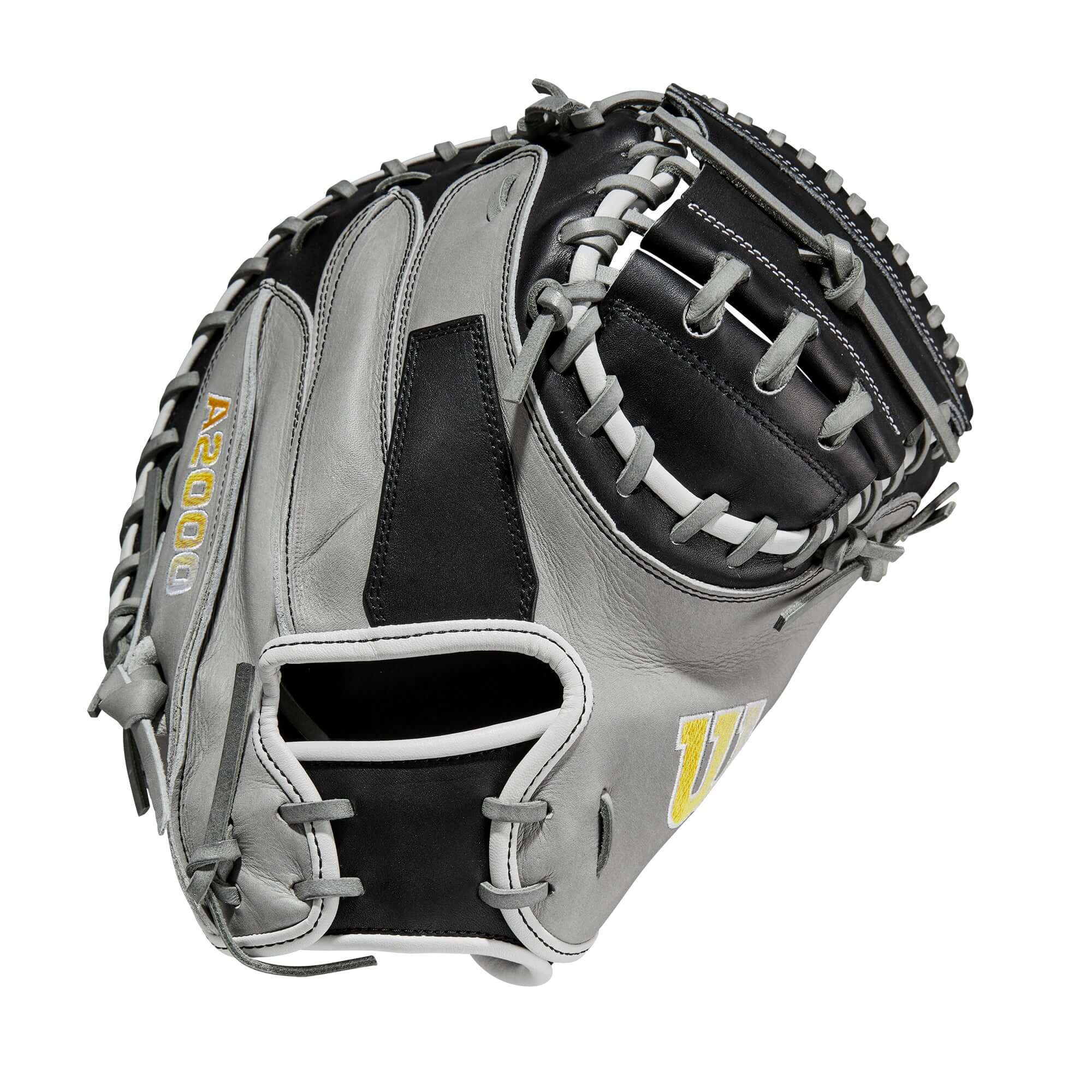 Wilson A2000 M2 Grey/Black 33.5-inch Baseball Catcher's Mitt - Image 2