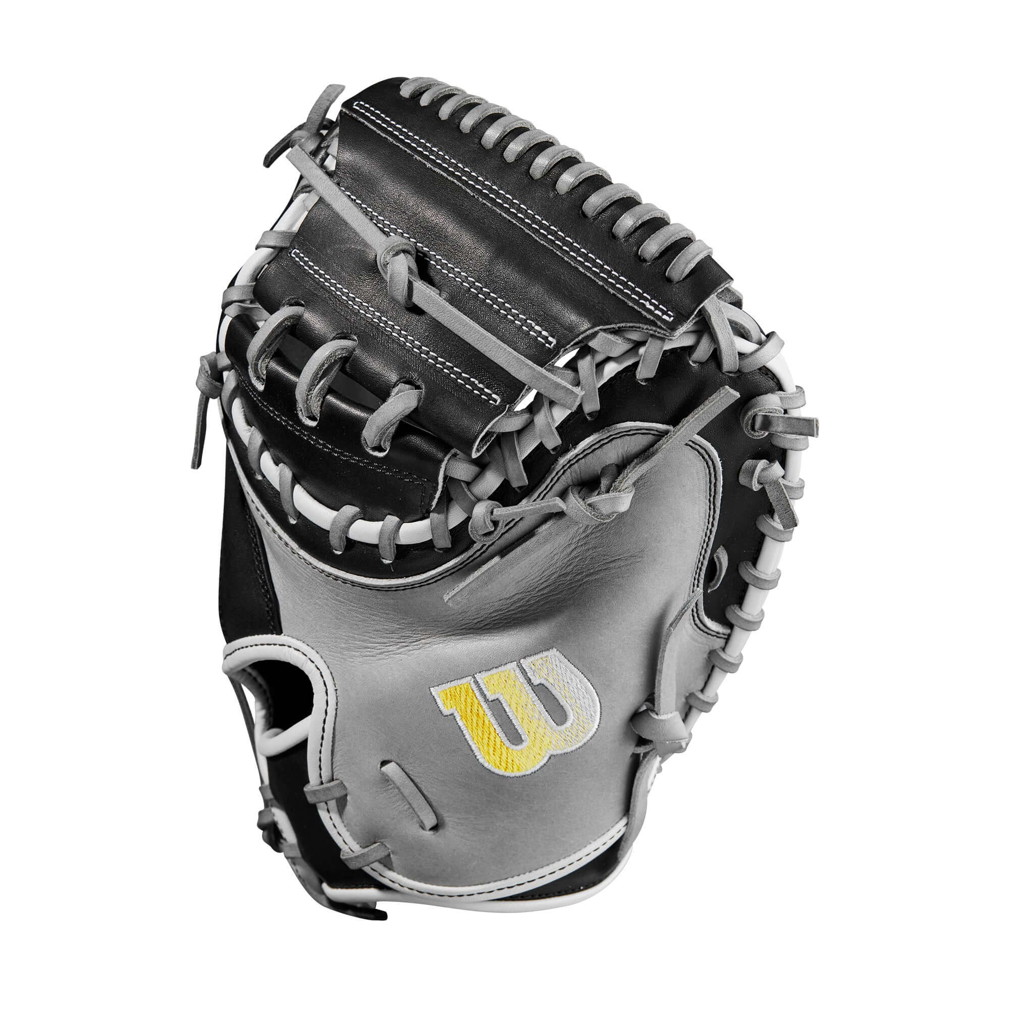 Wilson A2000 M2 Grey/Black 33.5-inch Baseball Catcher's Mitt - Image 4