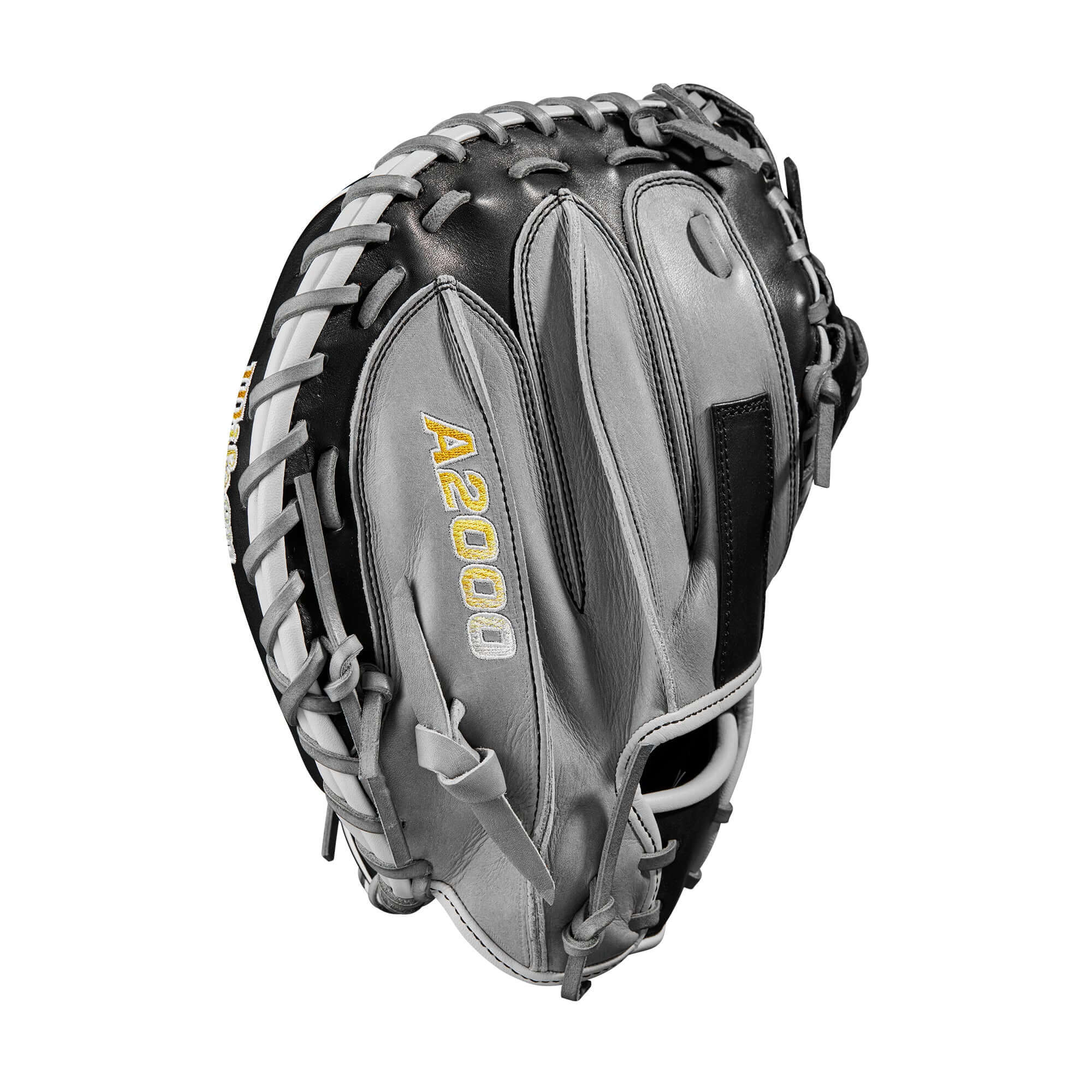Wilson A2000 M2 Grey/Black 33.5-inch Baseball Catcher's Mitt - Image 5