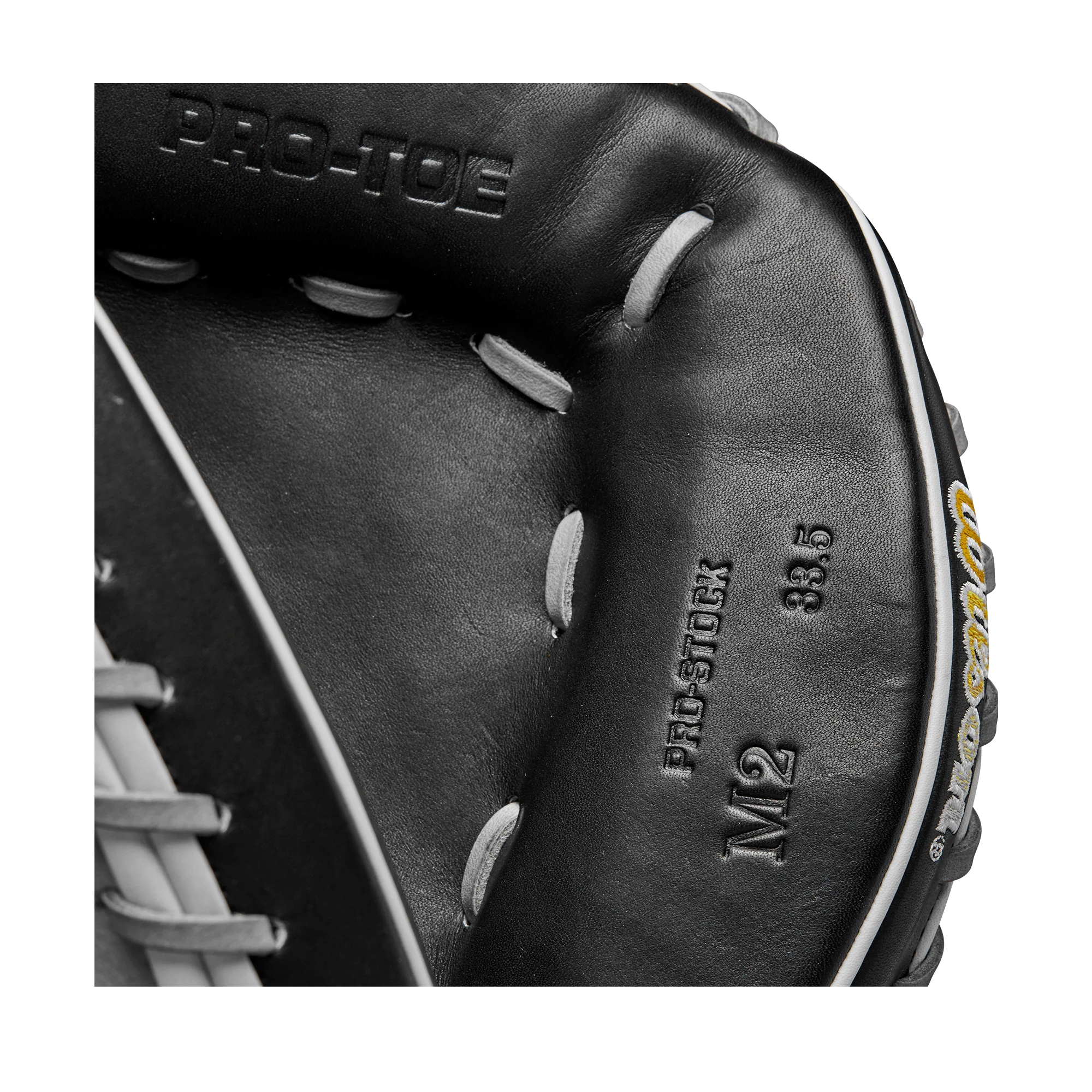 Wilson A2000 M2 Grey/Black 33.5-inch Baseball Catcher's Mitt - Image 8