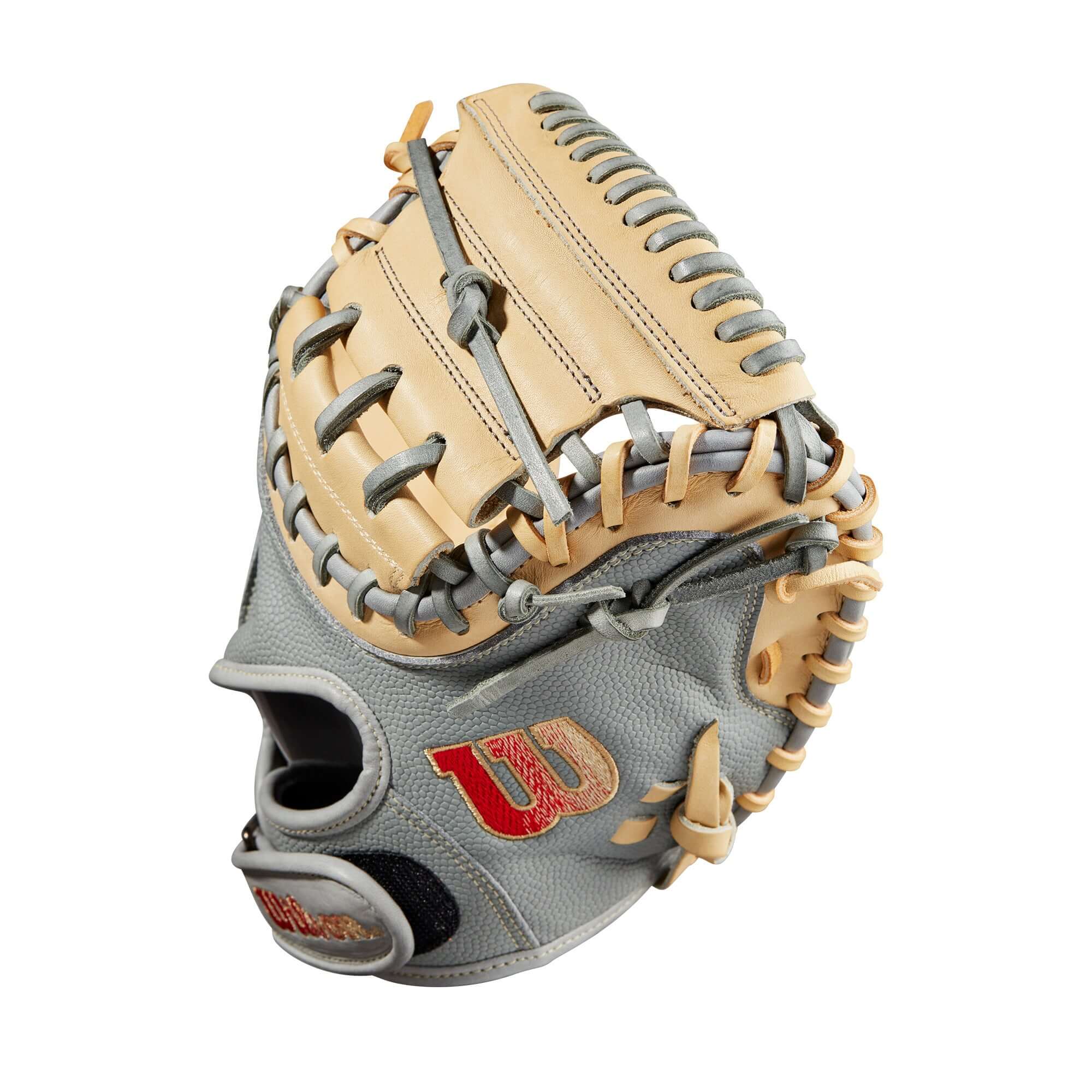 Wilson A2000 PF33SS Grey/Blonde 33-inch Catcher's Mitt - Image 4
