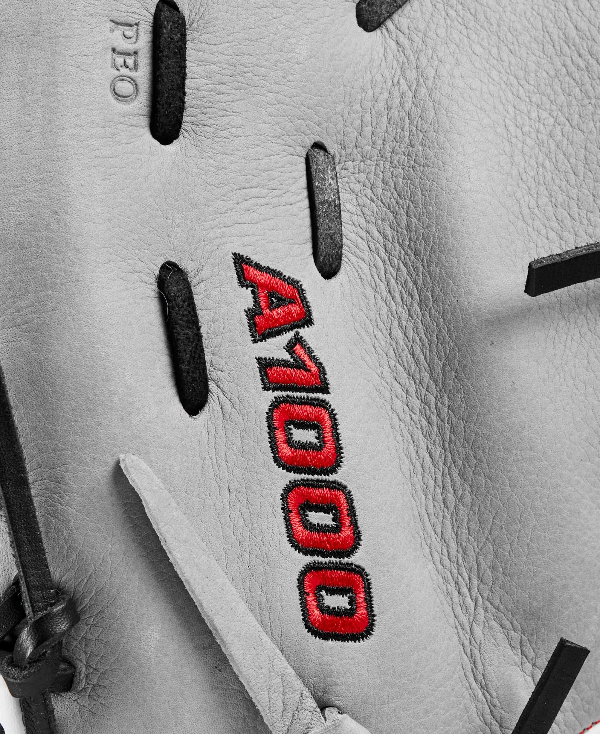Wilson 2024 A1000 1620 Fastpitch Softball First Base Mitt - 12.5" - Silver/Black/Red - Image 7