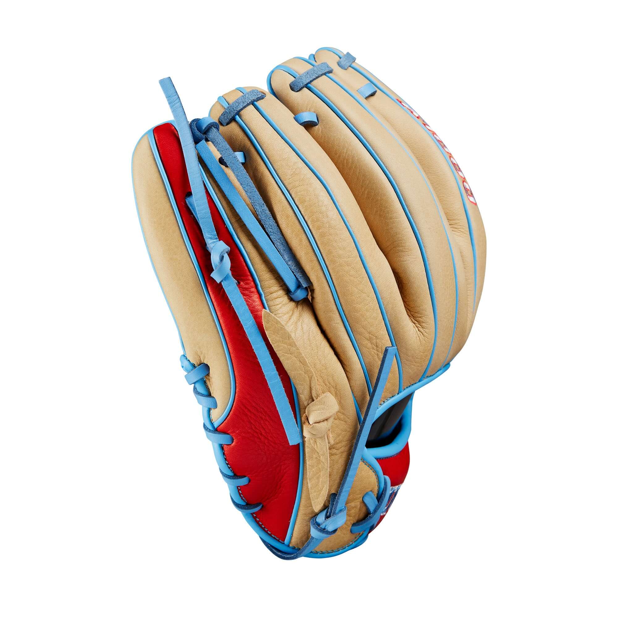 Wilson 2024 A1000 1786 Infield Baseball Glove Blonde/Red/Blue 11.5" - Image 5