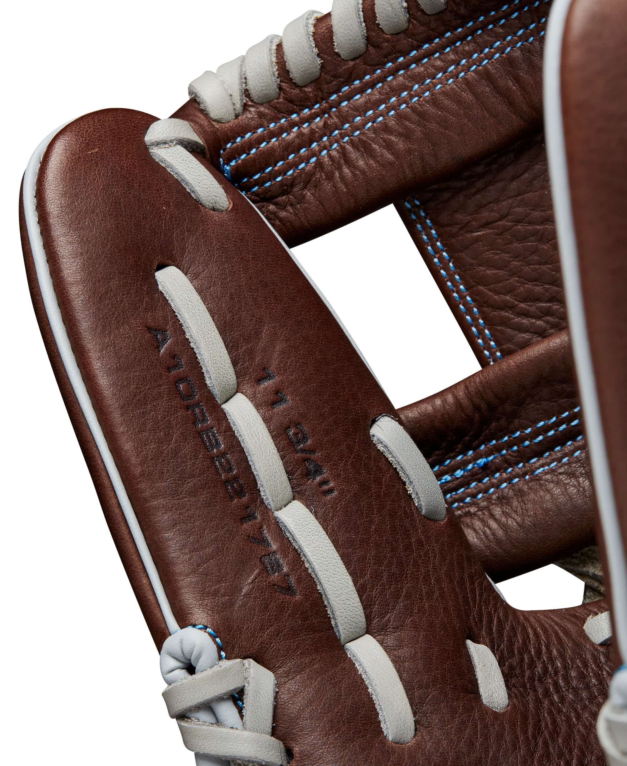 Wilson 2024 A1000 1787 Infield Baseball Glove Dark Brown/Red/Blue 11.75" - Image 8