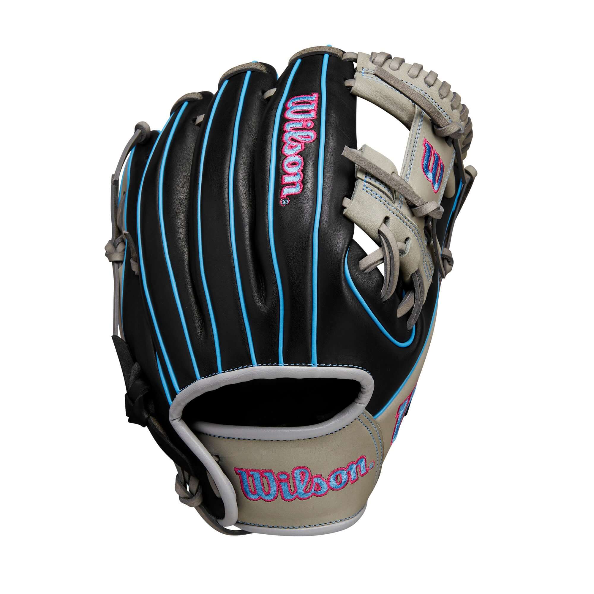 Wilson 2024 A1000 DP15 Black/Grey/Cool Blue/Pink 11.5" - Image 2